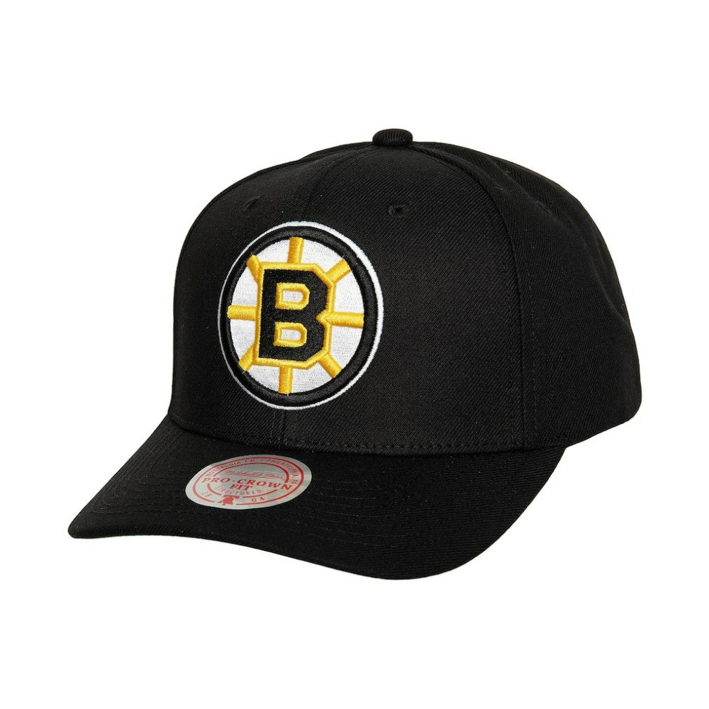 Boston Bruins Mitchell & Ness Team Ground Pro Adjustable Hat - Black - NHL 201148379
