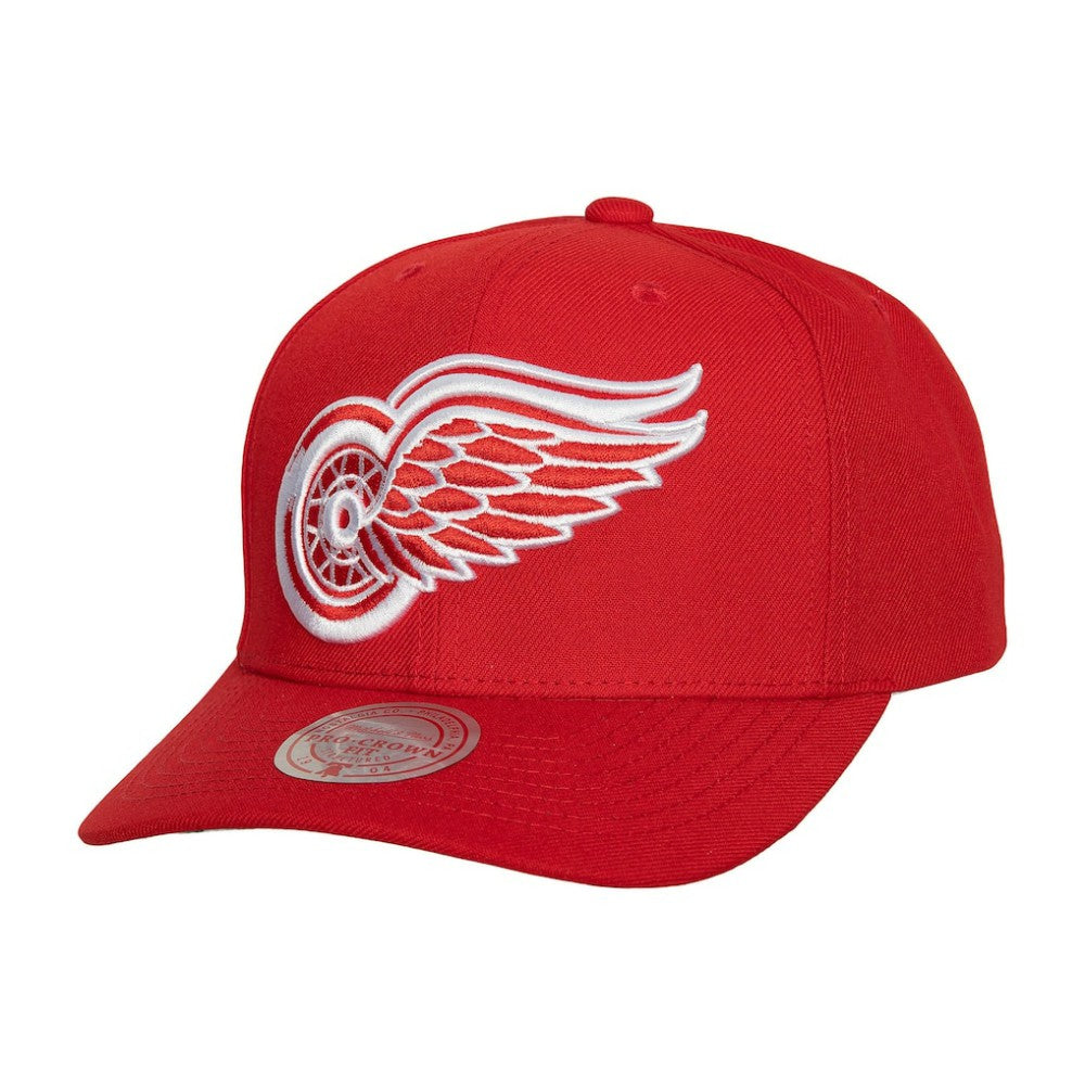 Detroit Red Wings Mitchell & Ness Team Ground Pro Adjustable Hat - Red - NHL 201148382