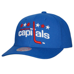 Washington Capitals Mitchell & Ness Team Ground Pro Adjustable Hat - Blue - NHL 201148385