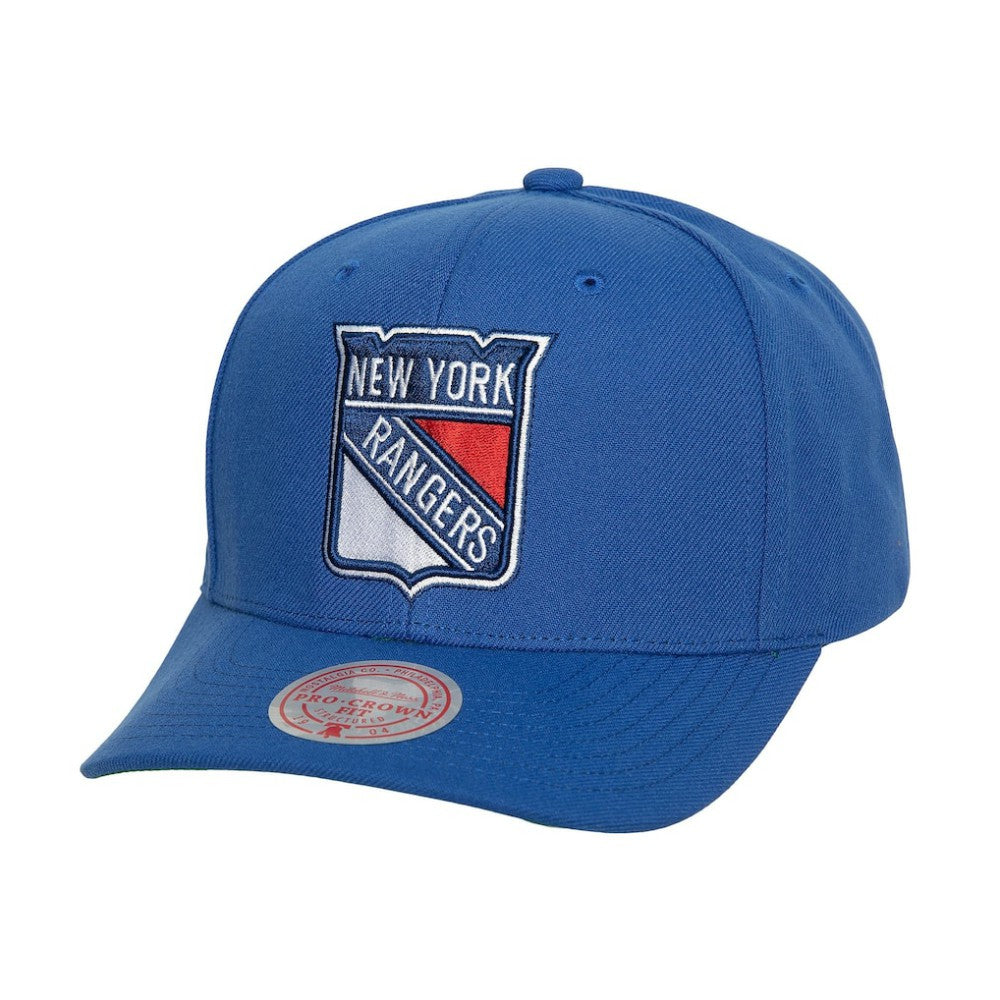 New York Rangers Mitchell & Ness Team Ground Pro Adjustable Hat - Blue - NHL 201148387