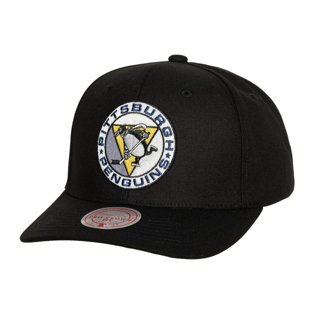 Pittsburgh Penguins Mitchell & Ness Team Ground Pro Adjustable Hat - Black - NHL 201148388