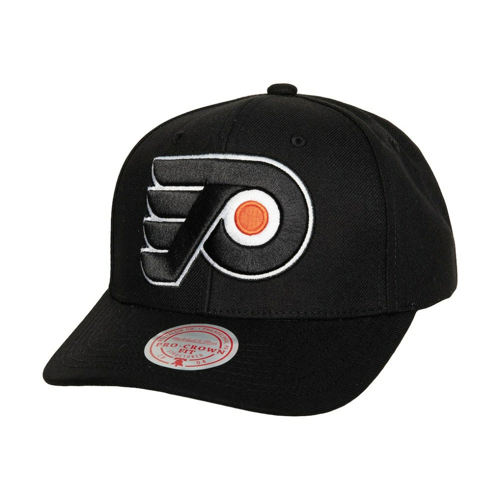Philadelphia Flyers Mitchell & Ness Team Ground Pro Adjustable Hat - Black - NHL 201148389