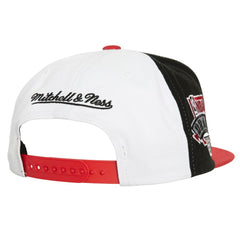 Chicago Bulls Core Snapback Hat White/Red | Mitchell & Ness Lifestyle