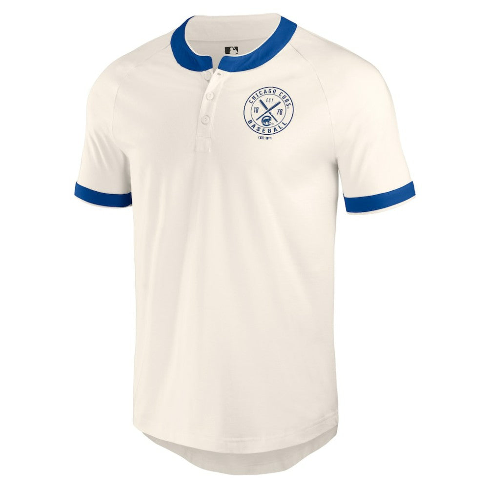 Chicago Cubs Darius Rucker Collection by Fanatics Henley Raglan T-Shirt - White - Fanatics Online