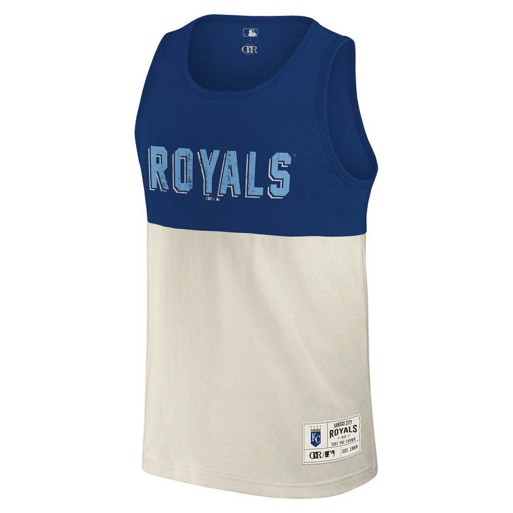 Kansas City Royals Darius Rucker Collection by Fanatics Colorblock Tank Top - Royal - Fanatics Sale