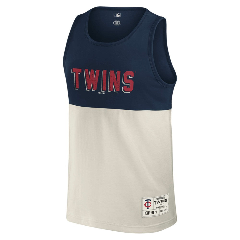 Minnesota Twins Darius Rucker Collection by Fanatics Colorblock Tank Top - Navy - Fanatics Sale