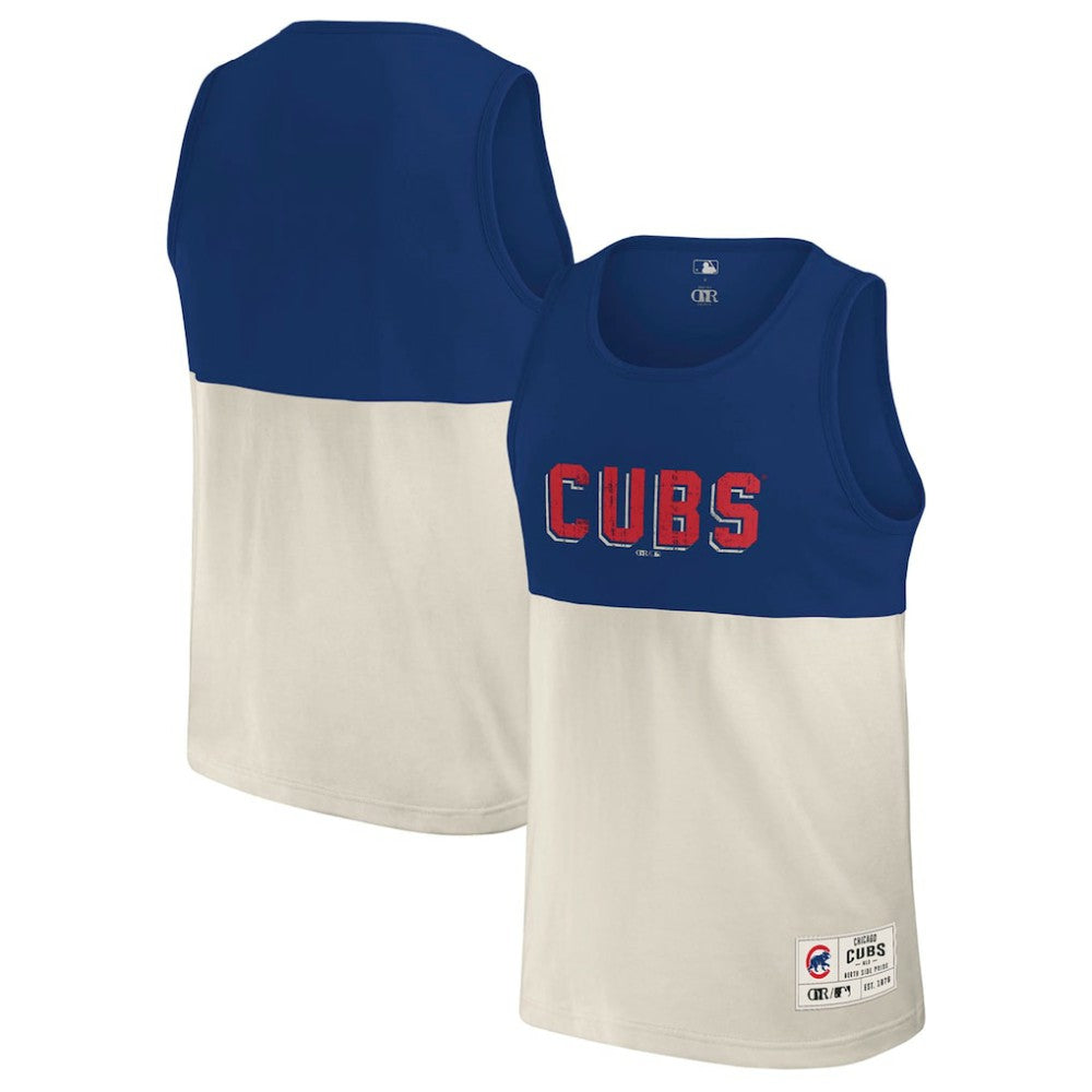 Chicago Cubs Darius Rucker Collection by Fanatics Colorblock Tank Top - Royal - Fanatics on Sale