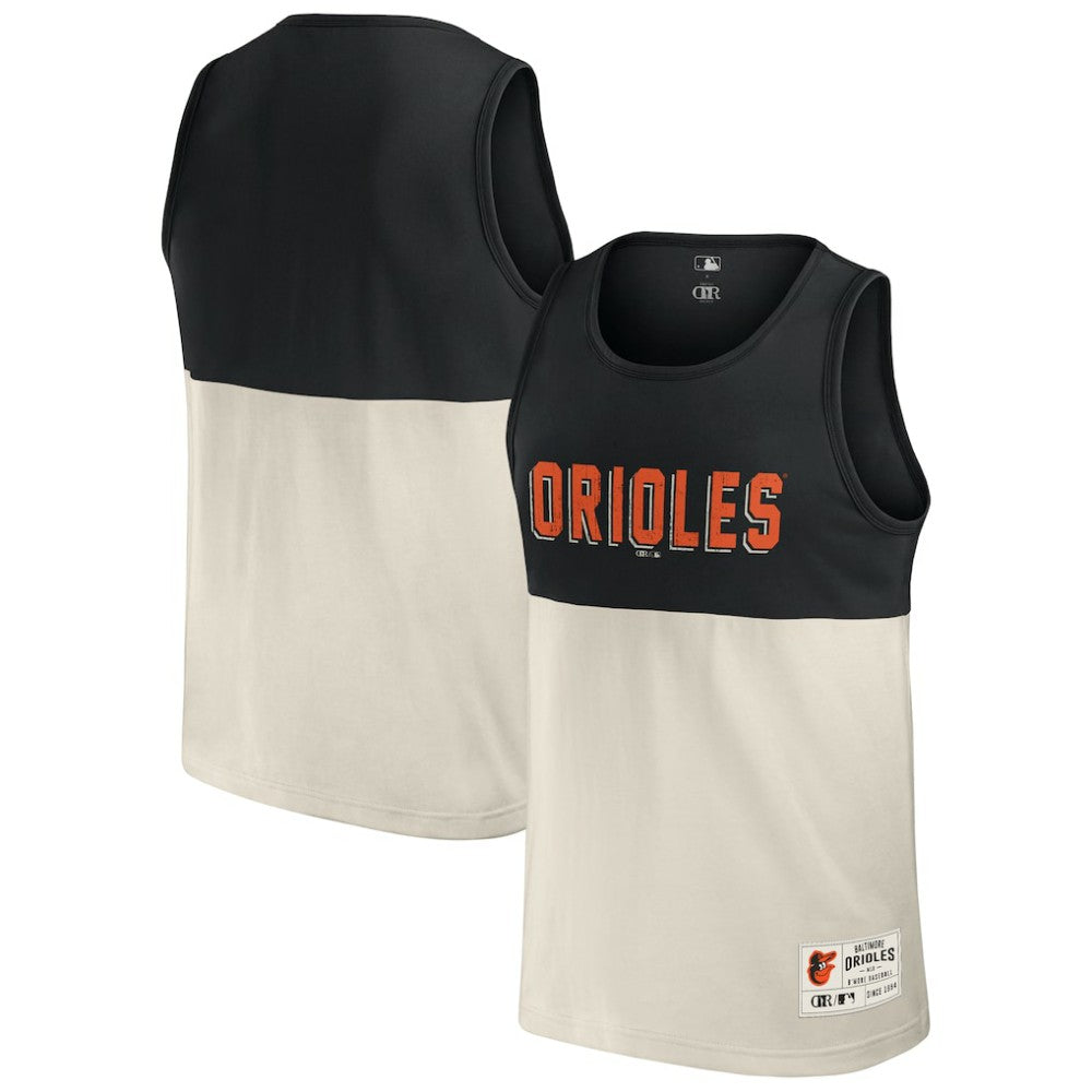 Baltimore Orioles Darius Rucker Collection by Fanatics Colorblock Tank Top - Black - Fanatics Discount