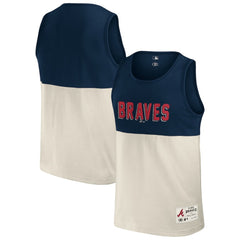 Atlanta Braves Darius Rucker Collection by Fanatics Colorblock Tank Top - Navy - Fanatics on Sale
