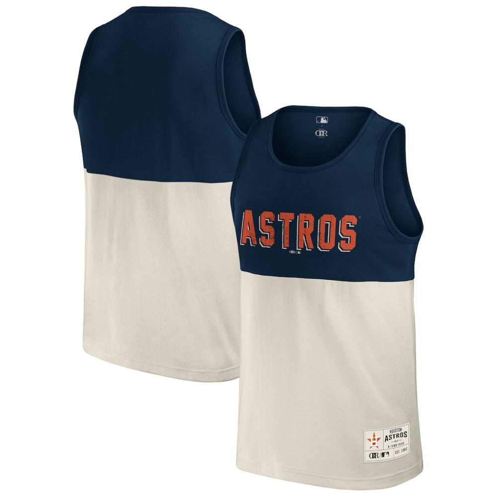 Houston Astros Darius Rucker Collection by Fanatics Colorblock Tank Top - Navy - Fanatics Sale