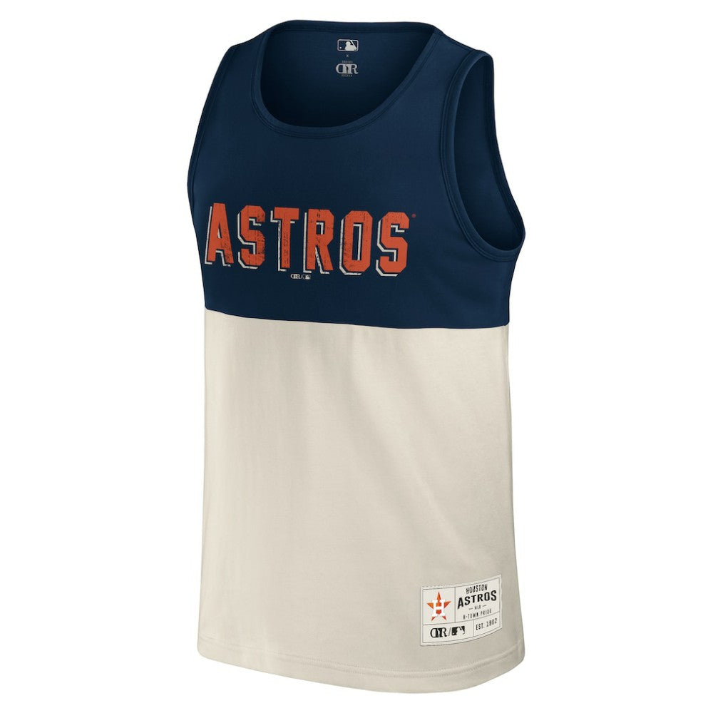 Houston Astros Darius Rucker Collection by Fanatics Colorblock Tank Top - Navy - Fanatics Sale