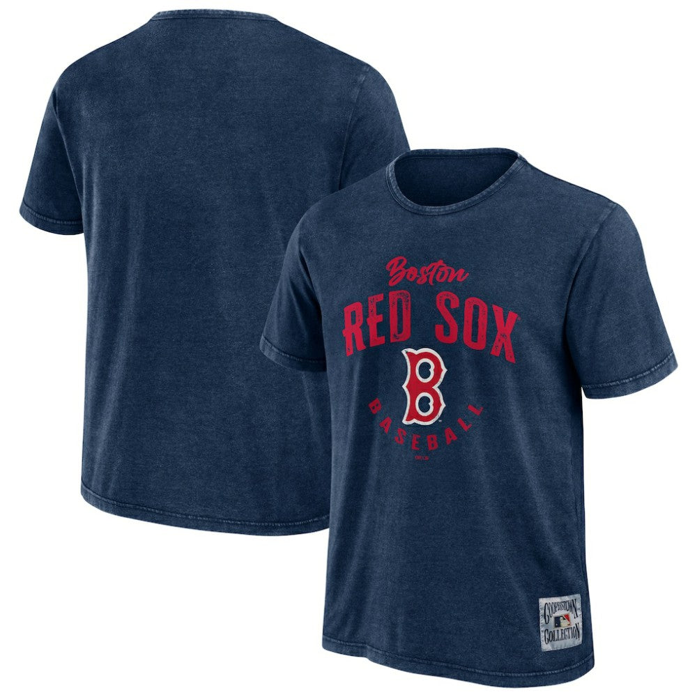 Boston Red Sox Darius Rucker Collection by Fanatics Cooperstown Collection Washed T-Shirt - Navy - Fanatics Sale