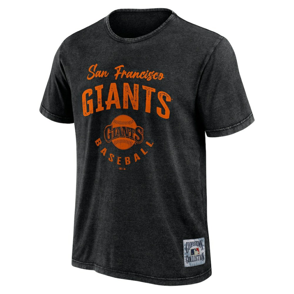San Francisco Giants Darius Rucker Collection by Fanatics Cooperstown Collection Washed T-Shirt - Black - Fanatics Online