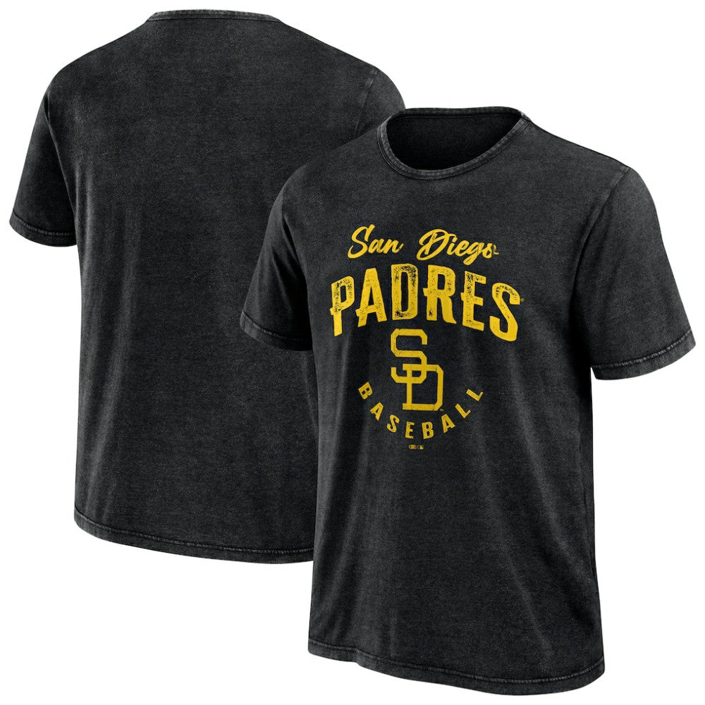 San Diego Padres Darius Rucker Collection by Fanatics Cooperstown Collection Washed T-Shirt - Black - Fanatics Sale