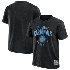 St. Louis Cardinals Darius Rucker Collection by Fanatics Cooperstown Collection Washed T-Shirt - Heather Black - Fanatics Online