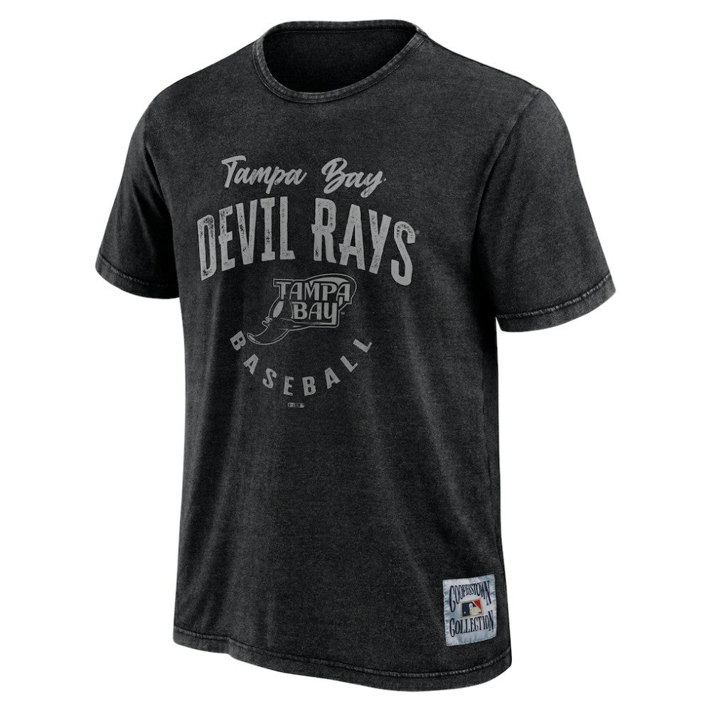 Tampa Bay Rays Darius Rucker Collection by Fanatics Cooperstown Collection Washed T-Shirt - Black - Fanatics Sale