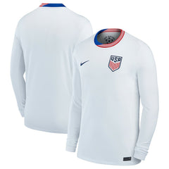 USMNT 2024 Home Replica Long Sleeve Jersey White - Nike sale