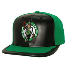 Boston Celtics Day One Snapback Hat Black/Kelly Green | Mitchell & Ness Lifestyle