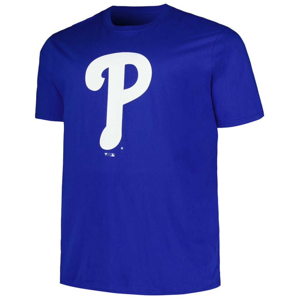 Philadelphia Phillies Profile Big & Tall #1 Dad T-Shirt - Royal - MLB Discount