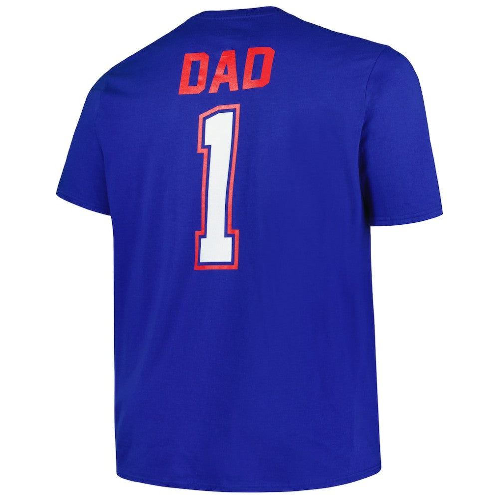 Philadelphia Phillies Profile Big & Tall #1 Dad T-Shirt - Royal - MLB Discount
