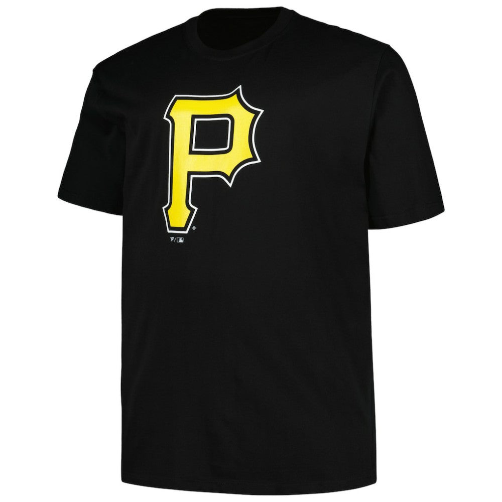 Pittsburgh Pirates Profile Big & Tall #1 Dad T-Shirt - Black - MLB Discount