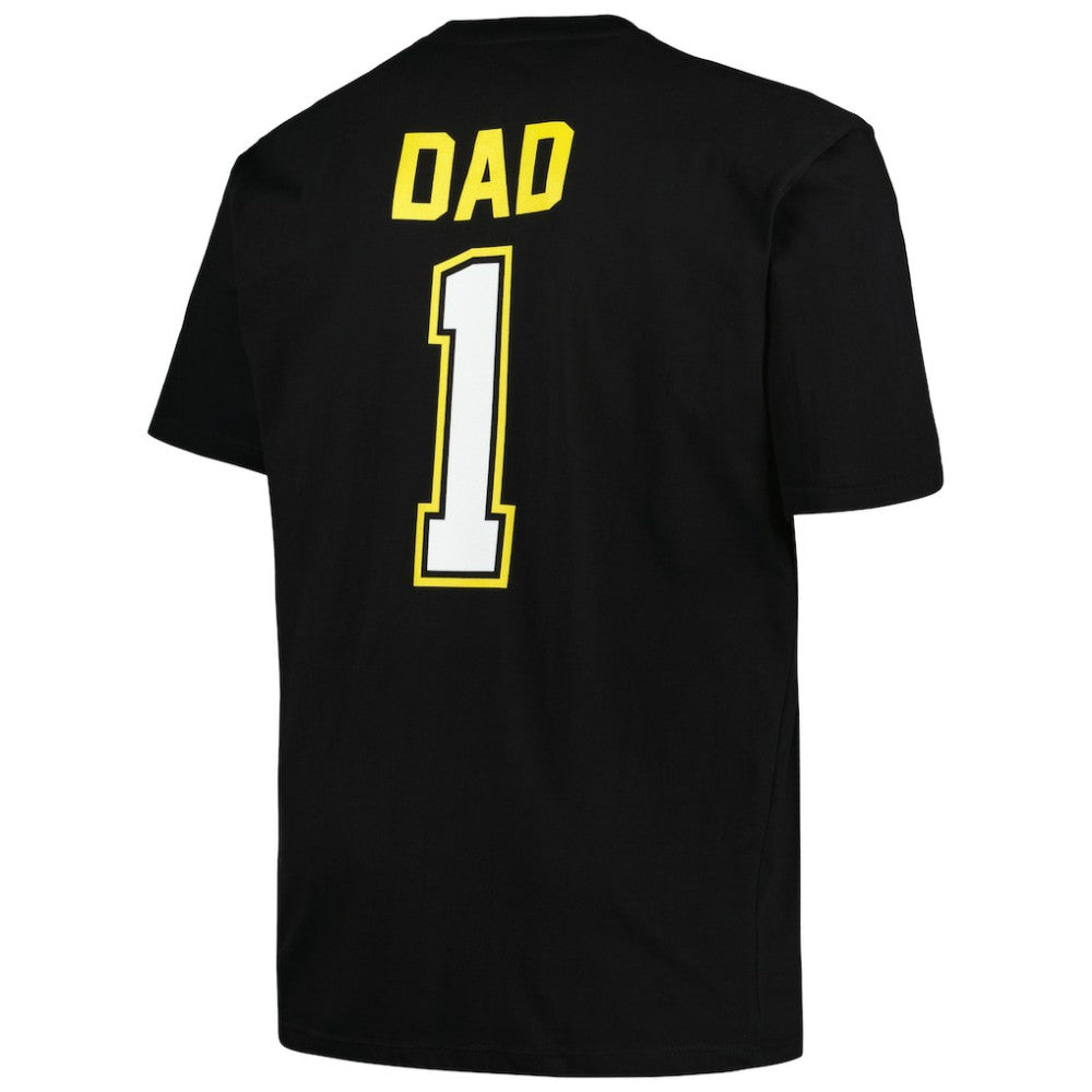 Pittsburgh Pirates Profile Big & Tall #1 Dad T-Shirt - Black - MLB Discount
