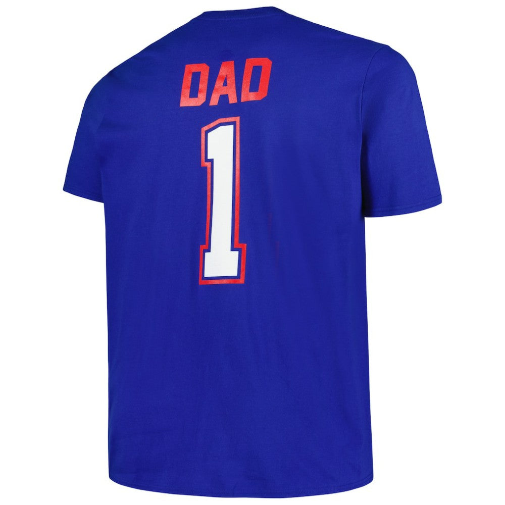 Texas Rangers Profile Big & Tall #1 Dad T-Shirt - Royal - MLB Online