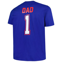 Texas Rangers Profile Big & Tall #1 Dad T-Shirt - Royal - MLB Online