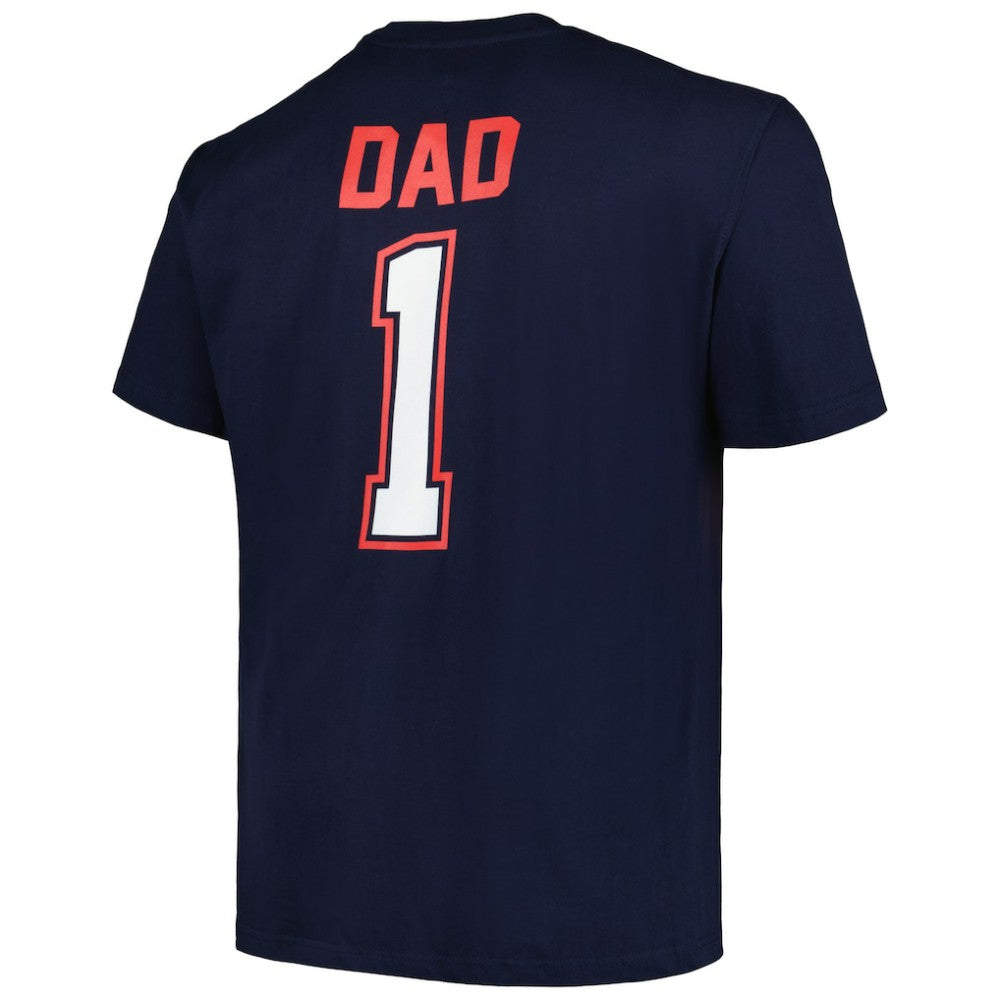 Boston Red Sox Profile Big & Tall #1 Dad T-Shirt - Navy - MLB Discount