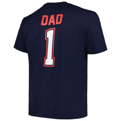 Boston Red Sox Profile Big & Tall #1 Dad T-Shirt - Navy - MLB Discount