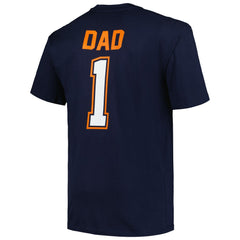 Houston Astros Profile Big & Tall #1 Dad T-Shirt - Navy - MLB Discount
