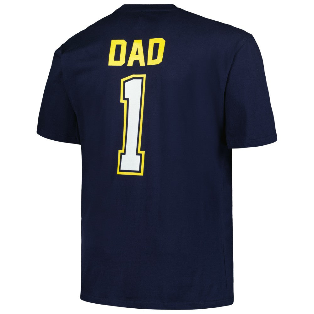 Milwaukee Brewers Profile Big & Tall #1 Dad T-Shirt - Navy - MLB Sale