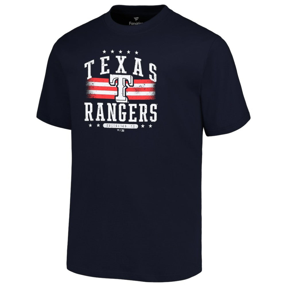 Texas Rangers Profile Big & Tall Americana T-Shirt - Navy - MLB Sale