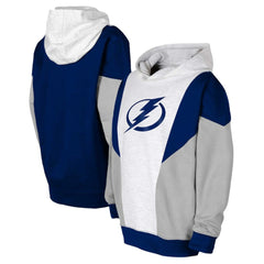 Tampa Bay Lightning Youth Champion League Fleece Pullover Hoodie - Ash/Blue - NHL 201156895