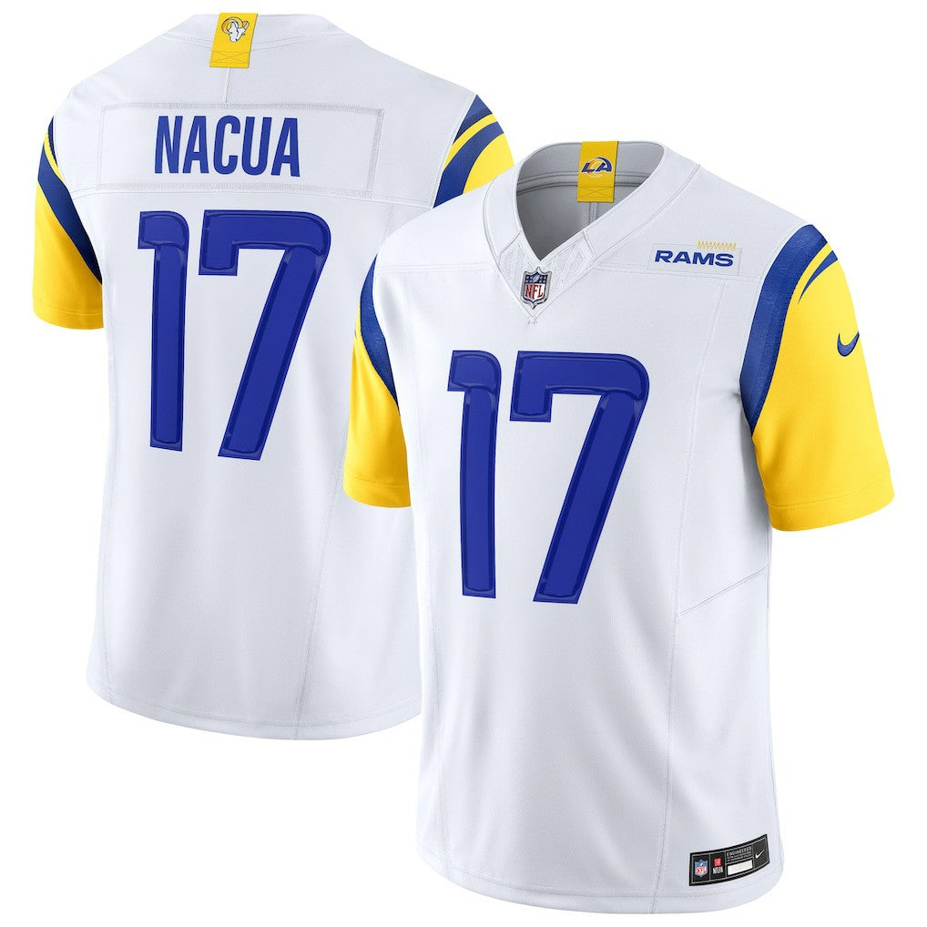 Nike Puka Nacua Los Angeles Rams Vapor F.U.S.E. Limited Jersey White