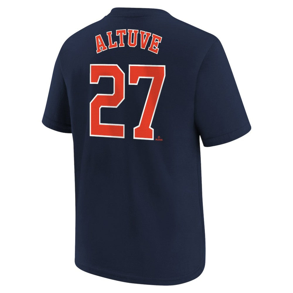 Jose Altuve Houston Astros Nike Youth Name & Number T-Shirt - Navy - Nike on Sale