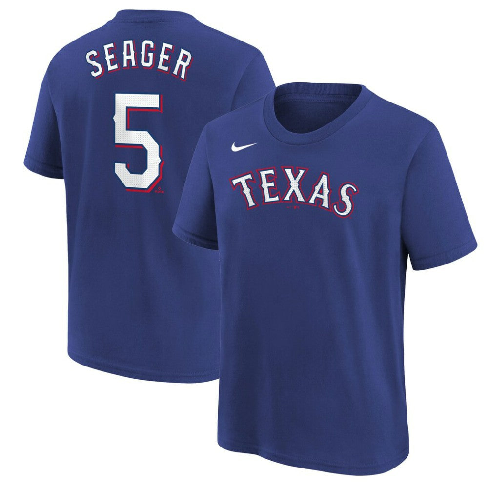 Corey Seager Texas Rangers Nike Youth Name & Number T-Shirt - Royal - Nike Sale