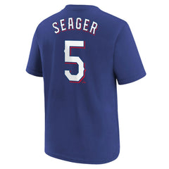 Corey Seager Texas Rangers Nike Youth Name & Number T-Shirt - Royal - Nike Sale