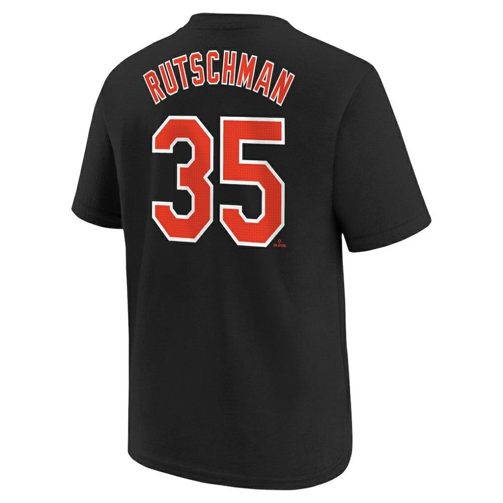 Adley Rutschman Baltimore Orioles Nike Youth Name & Number T-Shirt - Black - Nike Lifestyle