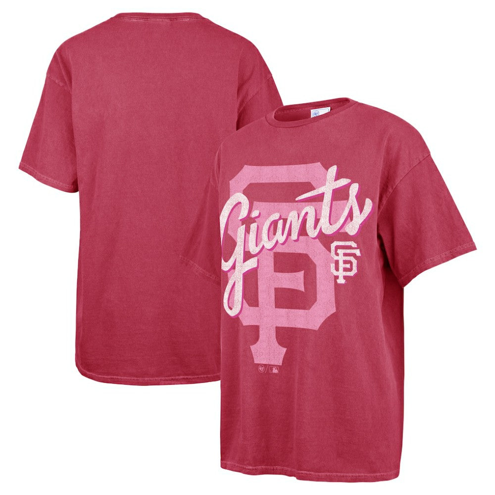San Francisco Giants '47 Women's Dopamine Tradition T-Shirt - Pink - 47 brand Online