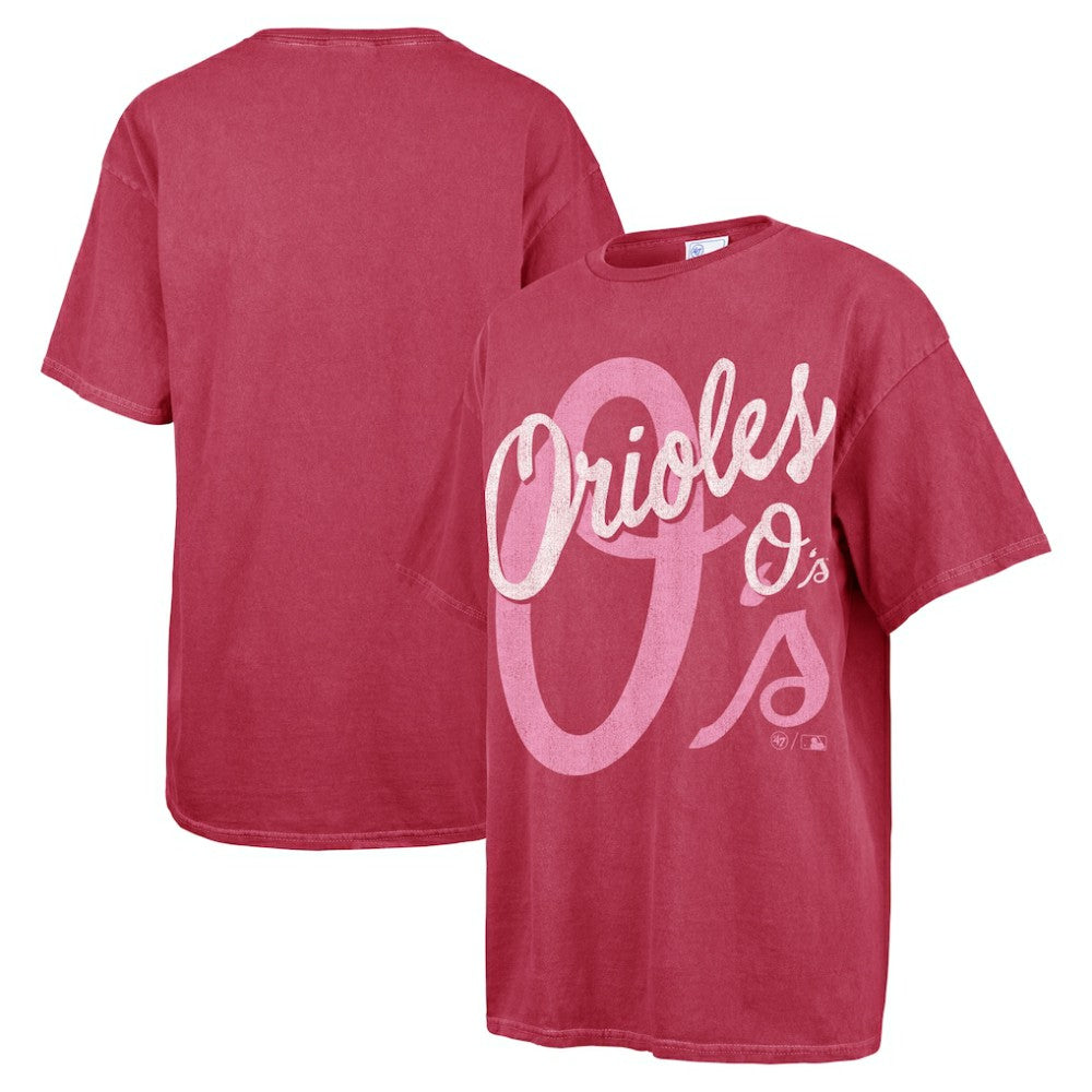 Baltimore Orioles '47 Women's Dopamine Tradition T-Shirt - Pink - 47 brand Sale