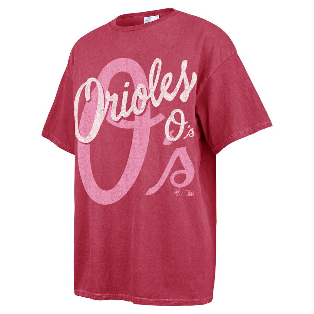Baltimore Orioles '47 Women's Dopamine Tradition T-Shirt - Pink - 47 brand Sale