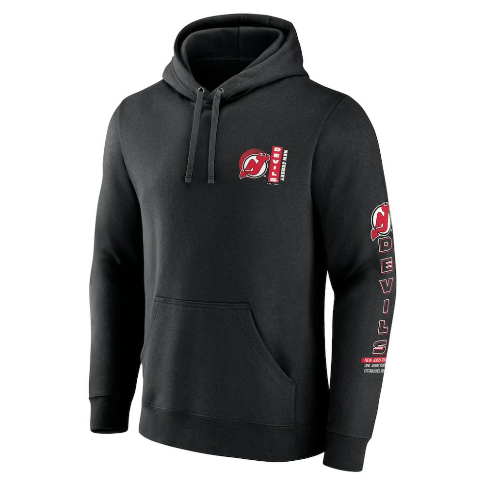 New Jersey Devils Fanatics Revolution Pullover Hoodie - Black - NHL 201158980