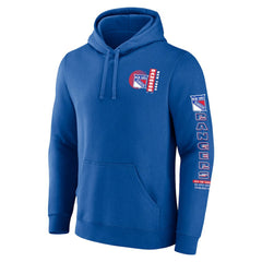 New York Rangers Fanatics Revolution Pullover Hoodie - Blue - NHL 201158984