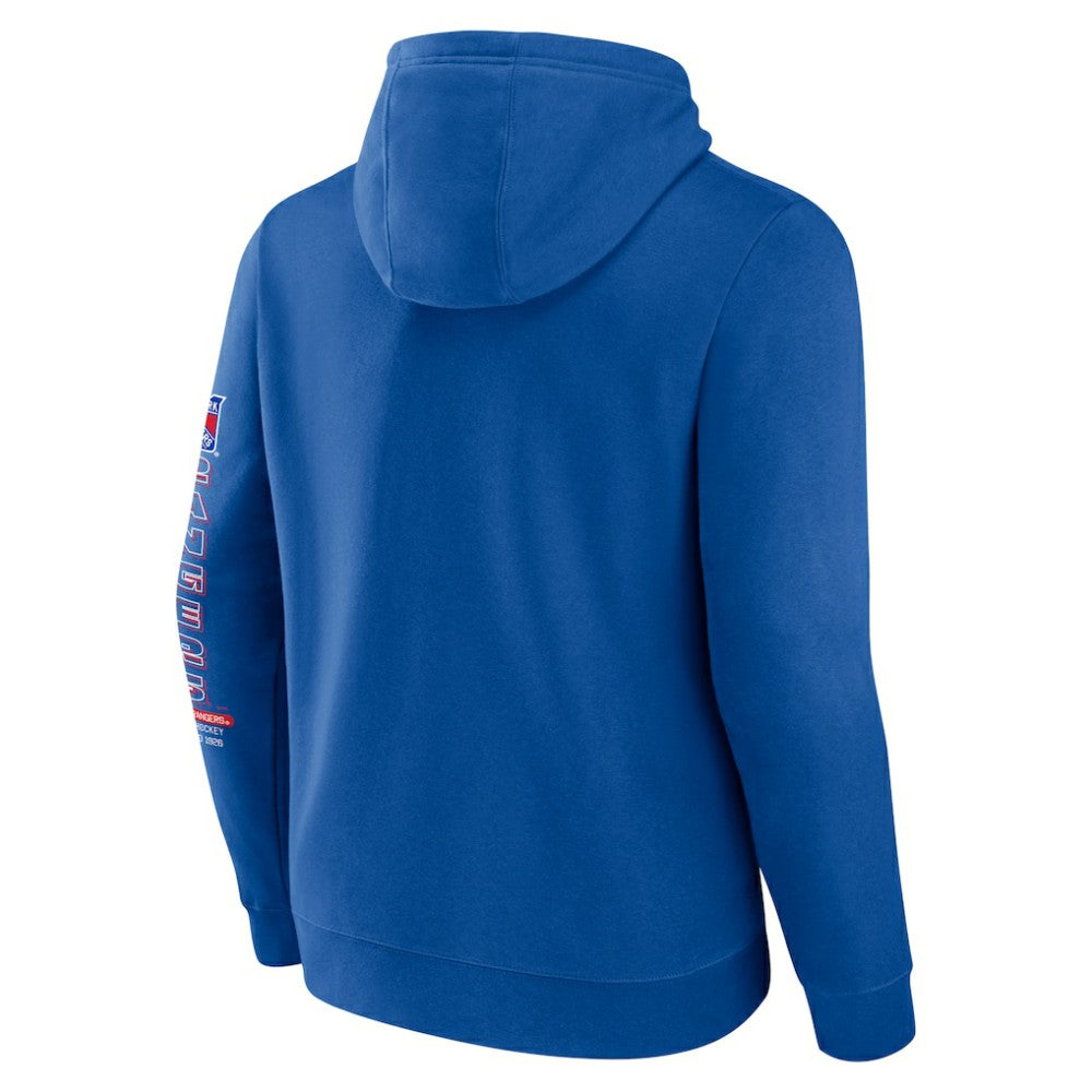 New York Rangers Fanatics Revolution Pullover Hoodie - Blue - NHL 201158984