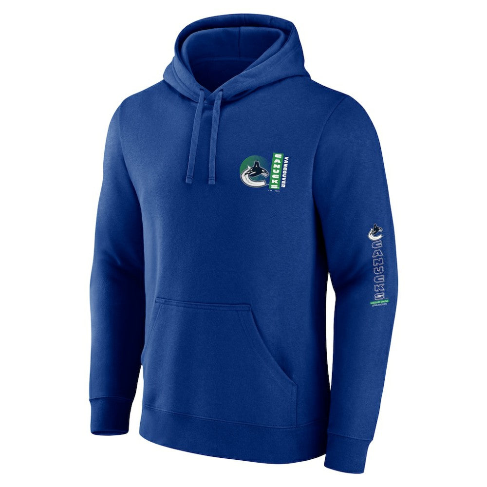 Vancouver Canucks Fanatics Revolution Pullover Hoodie - Blue - NHL 201158994