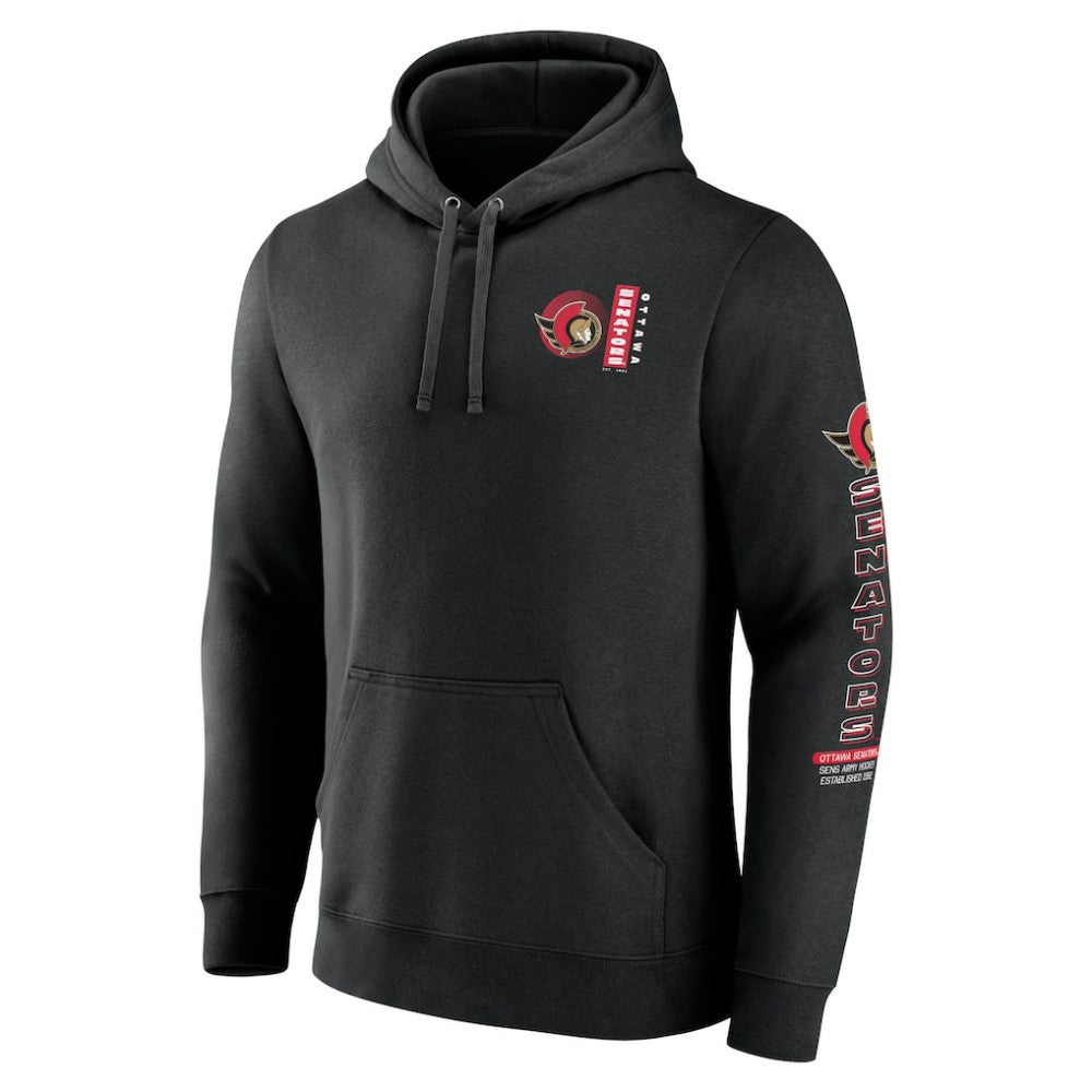 Ottawa Senators Fanatics Revolution Pullover Hoodie - Black - NHL 201159001
