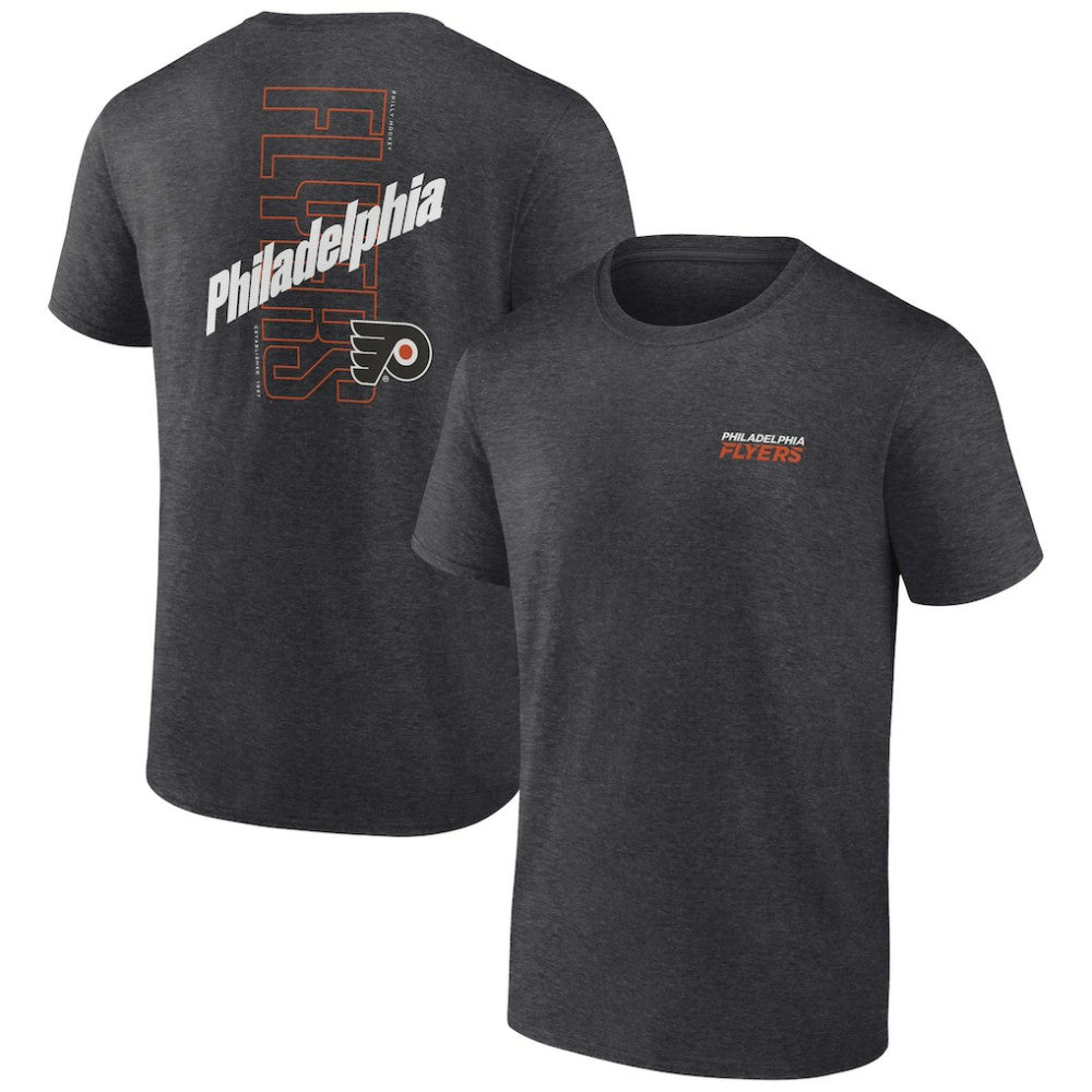 Philadelphia Flyers Fanatics Backbone T-Shirt - Heather Charcoal - NHL 201159011