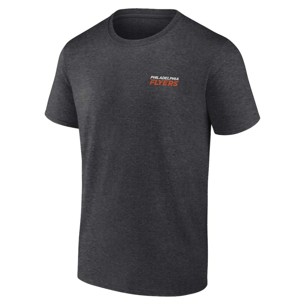 Philadelphia Flyers Fanatics Backbone T-Shirt - Heather Charcoal - NHL 201159011