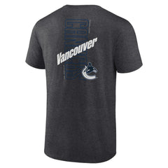 Vancouver Canucks Fanatics Backbone T-Shirt - Heather Charcoal - NHL 201159013